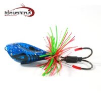 Mồi câu cá, nhái giả Hirushima Cave Jump Frog câu cá lóc các loại siêu nhạy 9gr