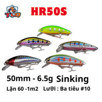 Mồi câu lure cá tráp chẽm hoàng đế HORAI 50S Combo hộp 5 con