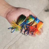 mồi câu lure,Nhái Gỗ Nhảy F1,nhái gỗ lưỡi titan nhái nhảy dài 4cm nặng 9,7G hàng mới9ijah8145698