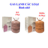 Môi chất lạnh gas các loại bình nhỡ R32 R600a - ga 32 600 điều hòa tủ lạnh