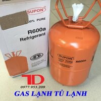 Môi chất lạnh gas lạnh điều hòa R600a Supon 3kg bình nhỏ - Điện Lạnh Thuận Dung