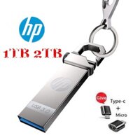 Mới Chính Hãng HP X750W Kim Loại Tốc Độ Cao USB3.0 Ổ Đĩa Flash Chống Nước Thật 1TB 2TB U