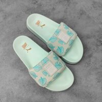 (MỚI CHÍNH HÃNG)DÉP PUMA SUEDE LEADCAT  *XANH MINT*