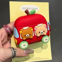 Mới Cho Air Pods 4 Mẫu Hoạt Hình Xe Buýt Dễ Thương Apple Gấu Thiết Kế Apple AirPods Pro 2 Vỏ Bảo Vệ Stereo Air Pods 3 Bịt Tai Apple Air Pods 1 Vỏ Bảo Vệ Silicon