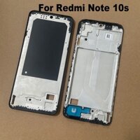 Mới Cho Xiaomi Redmi Note 10S Khung Giữa Phía Trước Viền Bao Kim Loại Khung Xe Nhà Ở Tấm Sau LCD Giá Đỡ Thay Thế