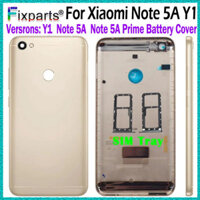 Mới Cho Xiaomi Redmi Note 5A Ốp điện thoại Cửa Sau Thay Thế Cho Redmi Note 5A Prime Pin Có Nút Bên