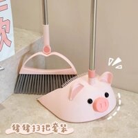 Mới Chổi Bộ Bụi Kết Hợp Hộ Gia Đình Chổi Khăn Lau Quét Lông Mềm Chổi Rác Xẻng