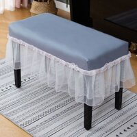 Mới Chống Bụi Đàn Piano Trong Suốt Có Ghế Đàn Piano Hiện Đại Đơn Giản Trẻ Em Hoạt Hình Công Chúa Dày Chống Bụi Co