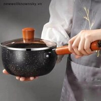 Mới Chống Dính Nước Sốt Luộc Nồi Sữa Tay Cầm Dài Đá Y Tế Omelette Chảo Có Nắp Nồi Canh Mini Đa Năng Cho Gia Đình Nhà Bếp SKY