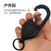 Mồi Có Thể Thu Vào Khóa Câu Cá Dễ Dàng Khóa Móc Khóa Leo Núi Ngoài Trời Thu Nhỏ Đa Năng Dây Rút Mặt Dây Chuyền Thu Vào