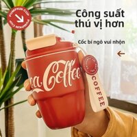 Mới: Cốc đôi Coca-Cola - Cốc cà phê di động đa chức năng cho văn phòng và xe hơi