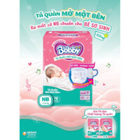 [MỚI] [Combo 3 bịch tặng balo Bobby cho bé] Tã/bỉm quần Mở Một Bên Bobby Đầu Tiên Trên Thế Giới
