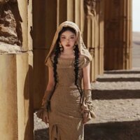 Mới Công Chúa Phương Tây Kỳ Lạ Dunes Sa Mạc Du Lịch Hình Ảnh Đầm Du Lịch Tính Khí Wasteland Phong Cách Chụp Ảnh Ảnh