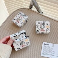Mới Crayon Shin-Chan airpodpro Vỏ Bảo Vệ Một Mảnh Vỏ Tai Nghe Apple Thế Hệ Thứ Ba airpods3 / 2 Da Silicon Thế Hệ 1 Thế Hệ Bluetooth Không Dây Hộp Tai Nghe Nam Nữ ins
