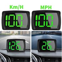Mới Đa Năng Ô Tô Hud Đầu Lên Màn Hình GPS Hud Kỹ Thuật Số Đồng Hồ Tốc Độ Phông Chữ Lớn Đồng Hồ Tốc Độ KMH Cho Tất Cả Xe Tải Cắm Và Chạy Phần Tự Động