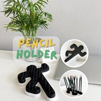 Mới Đa Năng Tội Phạm Cảnh Hộp Đựng Bút Sáng Tạo Vui Nhộn 3D In Hình Hoạt Hình Bút Chì Đứng Để Bàn Lưu Trữ Văn Phòng Trang Trí Quà Tặng Nóng