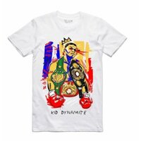Mới Dạo Phố Theo Yêu Cầu Retro Sắt Mike Tyson Trắng Áo Sơ Mi Small-3Xlarge