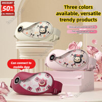 Mới Dâu Gấu Ấm Cung Điện Đai Mát Xa Điện Kinh Nguyệt Sưởi Ấm Pad Thông Minh Ấm Cung Điện Đai Giảm Đau Eo Cramp Rung Bụng Máy Mát Xa