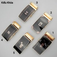 [MỚI] Đầu Khóa Thắt Lưng Nam Kiểu Lăn Cho Dây Da Trơn(Khóa loại tốt) Cho Dây Da Trơn (3.4-3.5cm)