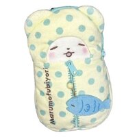 Mới Dễ Thương Marumofubiyori Bé Moppu Gấu Trong Túi Ngủ Sang Trọng Hộp Đựng Bút Chì Kawaii Trường Bút Chì Dành Cho Bé Gái Trẻ Em Túi Đựng Bút Chì Nữ Túi Đựng Đồ