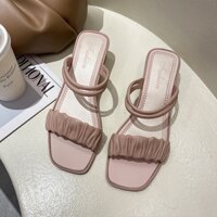 Mới Dép Sandal Phong Cách Hàn Quốc Đơn Giản Cho Nữ