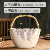 Mới Di Động Hương Liệu Lò Gốm Chống Muỗi Hương Đốt Nhà Sáng Tạo Đồ Trang Trí Trong Nhà Vệ Sinh Khử Mùi