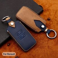 Mới Điên Ngựa Da Chìa Khóa Xe Ô Tô Dành Cho Renault Koleos Captur Clio Kadjar Megan 2 4 RS Logan Scenic Samsung QM5