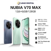 [MỚI] Điện thoại Nubia V70 Max 12(6+6)GB/128GB I Pin 6000mAh I 6.9"120Hz I Chống rơi vỡ*