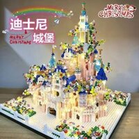 Mới Disney Lego Khối Xây Dựng Lắp Ráp Đồ Chơi Giáo Dục Khổng Lồ Lâu Đài Vườn Quà Tặng Quà Tặng