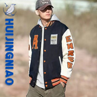 Mới Đồng Phục Bóng Chày Nam Thường Ngày Baggy Áo Khoác Mỹ Hiphop Cặp Đôi