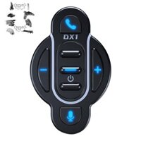Mới DX1 Tay Cầm Xe Máy Bộ Điều Khiển Bluetooth Chống Nước Xe Máy Không Dây Bluetooth Điều Khiển Tai Nghe Điều Khiển Bằng Giọng Nói
