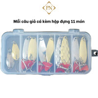 Mồi giả câu cá kèm hộp đựng 11 món