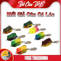 Mồi Giả Câu Cá Lóc, Nhái Hơi Mini Câu Cá Lóc FROG TOKUSHIMA Siêu Nhậy