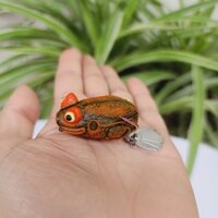 Mồi giả câu cá nhái mắt lồi lưỡi full titan chuyên câu lure con các lóc chẽm Y2K