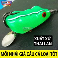 Mồi Giả Câu Cá Nhái Xanh Xuât Xứ Thái Lan 8.5 Gram. Kích thước chính xác của sản phẩm này là: Y hình như mô tả