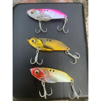 Mồi giả câu lure - Combo 3 con cá sắt - Lưỡi câu BKK cao cấp - MC 02 - 3 con cá sắt  8g