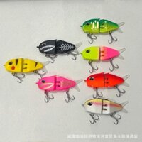Mồi giả nhỏ nhiều phần, mồi bơi cá, móc đôi, mồi giả câu cá nhiều màu sắc cho cá topmouth và cá vược, mồi chìm chậm bán buôn mm60
