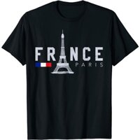 Mới Giới Hạn Pháp Paris, Cờ Pháp Áo Thun Tháp Eiffel Áo tee