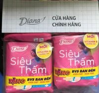 Mỗi Gói Tặng Thêm 1 Miếng Ban Đêm 29cm -1 Gói Băng vệ sinh Diana siêu thấm siêu mỏng cánh 23cm 8 miếng - Date luôn mới