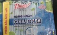 Mỗi Gói Tặng Thêm 2 Miếng - 1 Gói Băng Vệ Sinh Diana Hàng Ngày Sensi Cool Fresh- Mỗi Gói 20 Miếng- HSD luôn mới