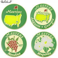 Mới Golf Cap Mark Tinh Tế Từ Kẹp Sơn Epoxy Kim Loại Bản Đồ Bóng Đánh Dấu MJ2413 7LST
