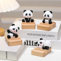 Mới Hoạt Hình Dễ Thương Gấu Trúc Điện Thoại Di Động Giá Đỡ Đồ Trang Trí Văn Phòng Để Bàn Đồ Trang Trí Ổn Định Cảm Xúc Lười