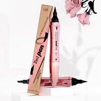 Mới Hồng Vàng Hai Đầu Bốn Móng Tay Bút Chì Kẻ Mắt Chống Thấm Nước Chống lem Nước Bốn Chiều