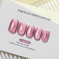 Mới Influencer Hạt Thủy Tinh Mắt Mèo Sơn Móng Tay Keo Bóng Đèn Nhỏ Ruby Pha Lê Làm Móng Tay Đặc Biệt Keo