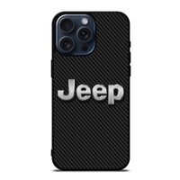 Mới JEEP LOGO CARBON Thời Trang Phong Cách Mới Tinh Tế Vỏ Điện Thoại Di Động Vỏ Bảo Vệ Cho IPhone 16 Pro Max IPhone 15 Pro Max Vỏ Điện Thoại