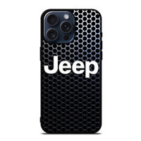 Mới JEEP LOGO KIM LOẠI ICON Thời Trang Phong Cách Mới Tinh Tế Vỏ Điện Thoại Di Động Vỏ Bảo Vệ Cho IPhone 16 Pro Max IPhone 15 Pro Max