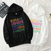 Mới JIMIN JUNG KOOK J-HOPE Tấn SUGA V RM Áo Hoodie Kpop Áo Áo Thun JIMIN Merch Áo Hoodie Dành Cho Nam/Nữ