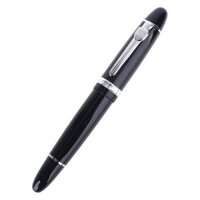 Mới Jinhao 159 Đen Và Bạc M Nib Bút Máy Dày