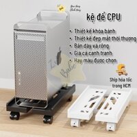 Mới Kệ Để Cây Máy Tính CPU M.M house khung nhựa cây co kéo bằng inox có bánh di chuyển tiện lợi