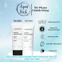 [Mới] Kem Chống Nắng Caryophy Smart Sunscreen Tone Up - Moist 3in1 50ml Ngừa Mụn, Giảm Thâm, Bảo Vệ Da Khỏi Tia UV